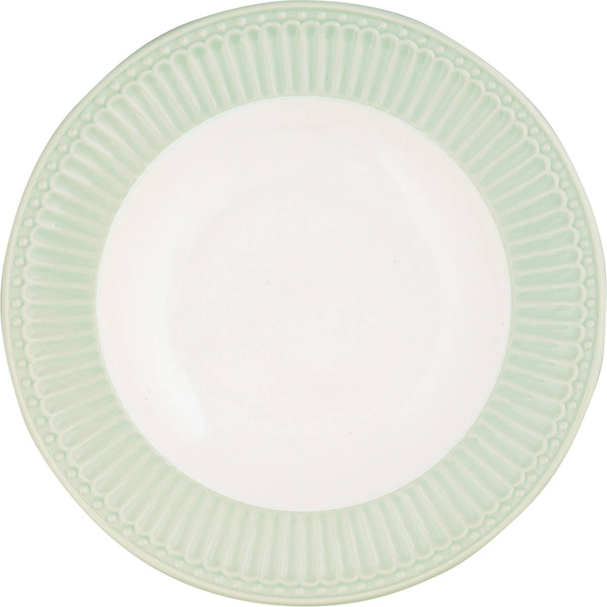 GreenGate Diep Bord / Soepbord Alice Lichtgroen Ø 21.5 Cm