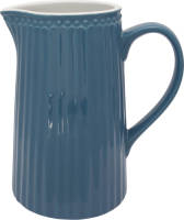 GreenGate Schenkkan / Waterkan Alice Nordic Oceaan Blauw (1 Liter) H 17.6 Cm