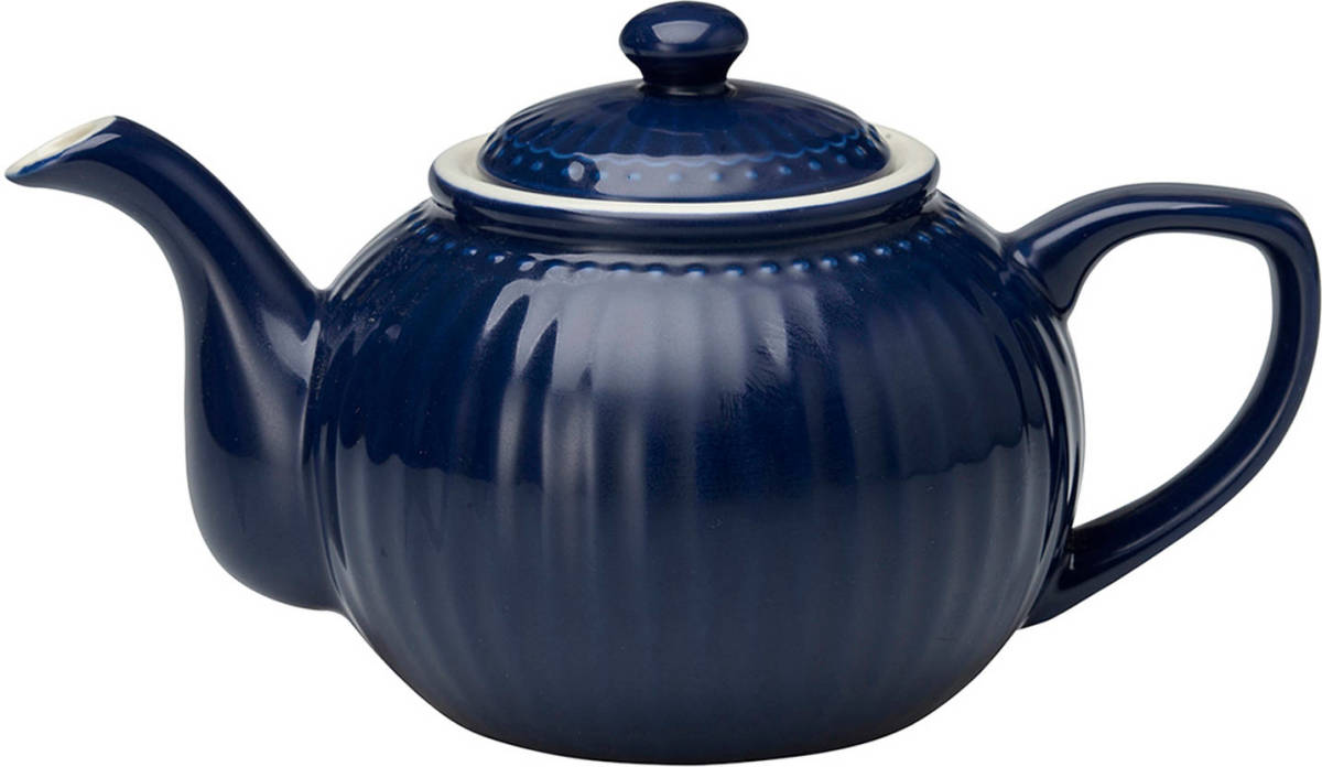 GreenGate Theepot Alice Donkerblauw - 1 Liter