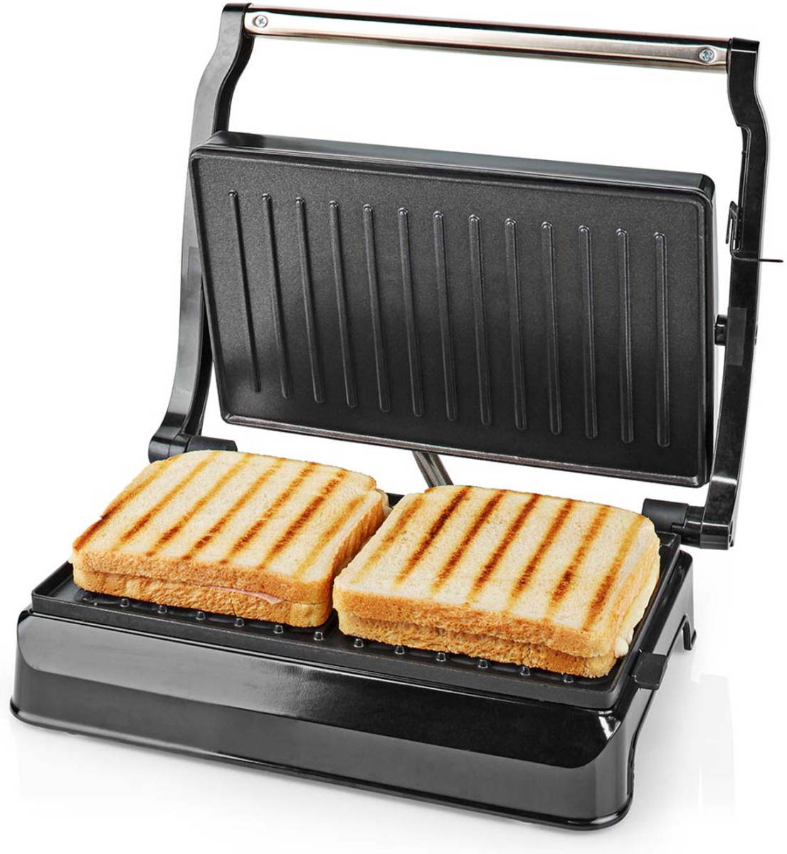 Nedis Contact Grill - Kagr111fsr - Zilver