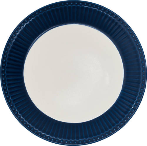 GreenGate Ontbijtbord Alice Donkerblauw Ø 23 Cm