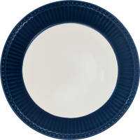 GreenGate Ontbijtbord Alice Donkerblauw Ø 23 Cm