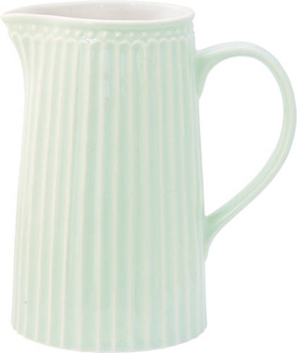 GreenGate Schenkkan / Waterkan Alice Lichtgroen (1 Liter) H 17.6 Cm