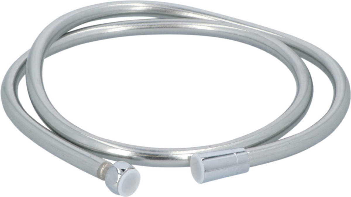 4Goodz 4bathroomz® Universele Anti-twist Doucheslang 150cm - Zilverkleurig