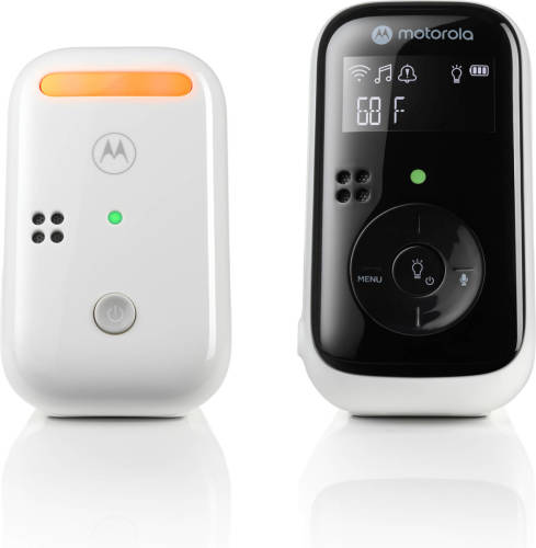 Motorola Baby Monitor Pip11 - 300 M - Tweewegcommunicatie - Nachtlampje En Slaapliedjes - Wit