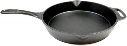 Valhal Outdoor Skillet / Koekenpan Met Steel - Vh25 - Gietijzer, Diameter 25cm