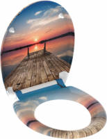 SCHÜTTE Toiletbril Met Soft-close Quick-release Sunset Sky
