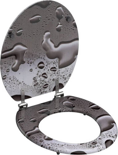 SCHÜTTE Toiletbril Grey Steel Mdf