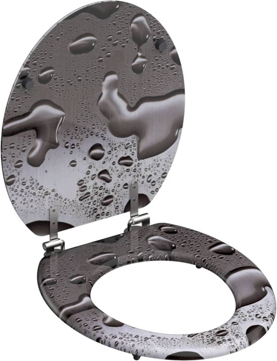 SCHÜTTE Toiletbril Grey Steel Mdf