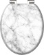 SCHÜTTE Toiletbril Met Soft-close Marmor Stone