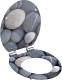 SCHÜTTE Toiletbril Met Soft-close Grey Stone