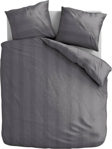 Hotel Home Collection - Dekbedovertrek - Chelsea - Antraciet