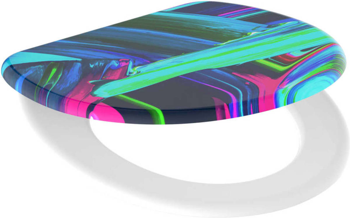 SCHÜTTE Toiletbril Met Soft-close Neon Paint