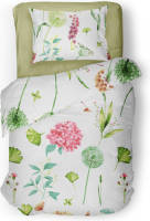 Elegance Dekbedovertrek Spring - Groen 140x200/220cm