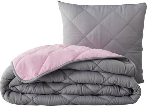 Zydante Swisstech ® - Magic Pillow - Grijs/roze