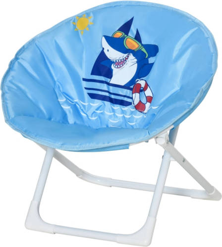 Zenzee Vouwstoel Kind - Campingstoel - Kinderstoel - Blauw - Ø50 X 49h Cm