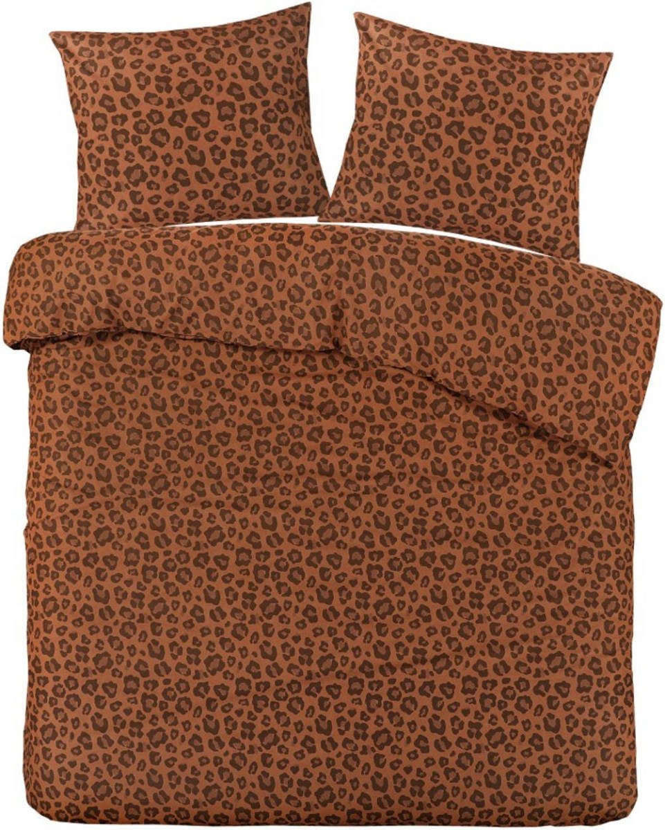 Dekbedovertrek DAY Dream Katoen Sara - Brown 140x200/220cm