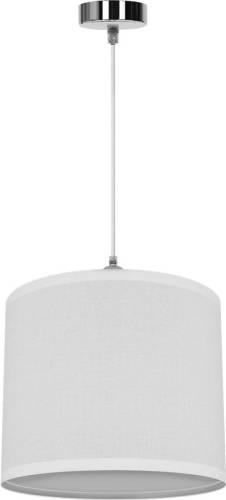 BES LED Led Hanglamp - Hangverlichting - Aigi Utra - E27 Fitting - Rond - Mat Wit - Kunststof