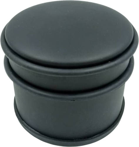 Svenska Living Deurstopper Rond Mat Zwart 10 X 8 Cm - Deurstoppers