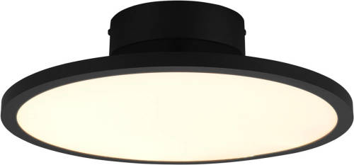 BES LED Led Plafondlamp - Plafondverlichting - Trion Trula - 29w - Warm Wit 3000k - Dimbaar - Rond - Mat Zwart - Aluminium