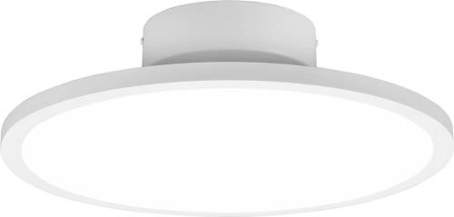 BES LED Led Plafondlamp - Plafondverlichting - Trion Trula - 29w - Natuurlijk Wit 4000k - Dimbaar - Rond - Mat Wit - Aluminium