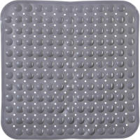 5five Anti-slip Badkamer Douche/bad Mat Grijs 54 X 54 Cm Vierkant - Badmatjes