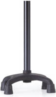 moretti Vierpoot Wandelstok Zwart Aluminium