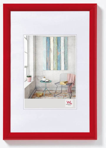 Walther Design Trendstyle Kunststof Fotolijst 10x15cm Rood