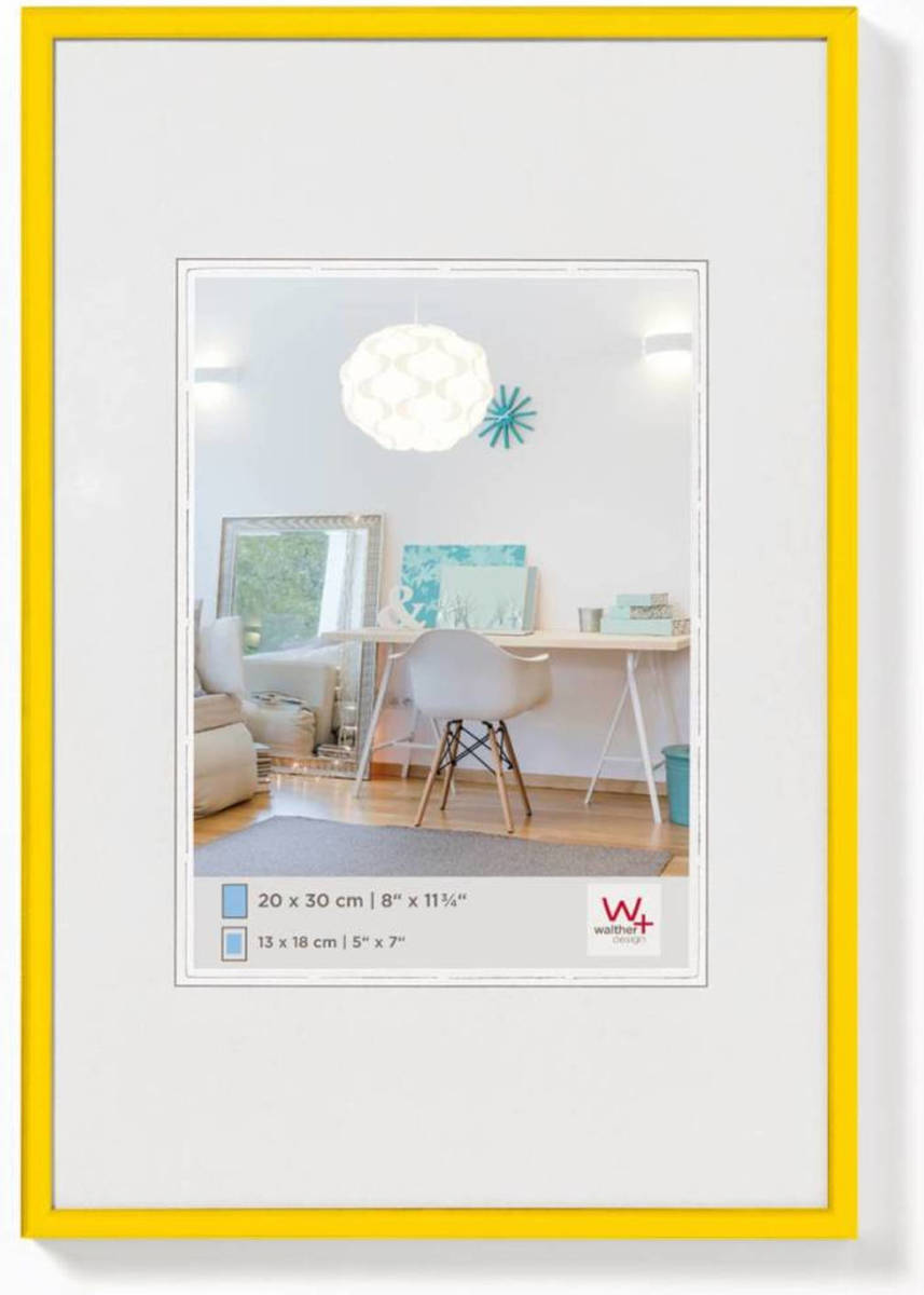 Walther Design New Lifestyle Kunststof Fotolijst 20x30cm Geel