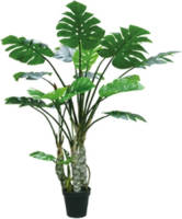 Buitengewoon de Boet Kunstplant Monstera 4 Stam 170 Cm