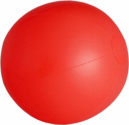 Trendoz Opblaasbare Zwembad Strandbal Plastic Rood 28 Cm - Strandballen