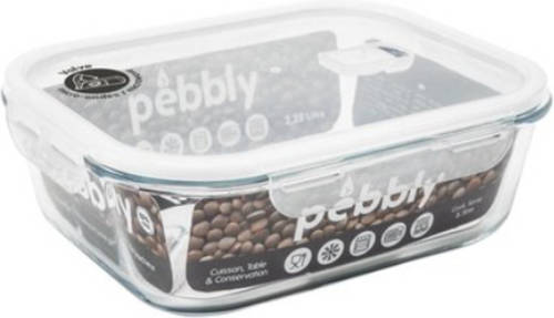 Pebbly - Vershoudbox, Rechthoekig, 850 Ml - Pebbly