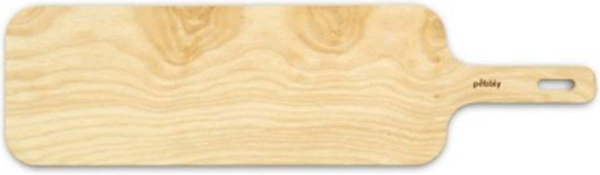 Pebbly - Snijplank Met Handvat, Essenhout, 55 X 15 Cm - Pebbly