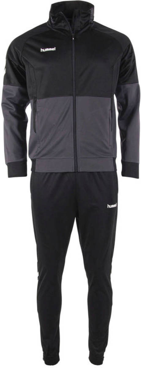 Hummel Senior trainingspak grijs/zwart