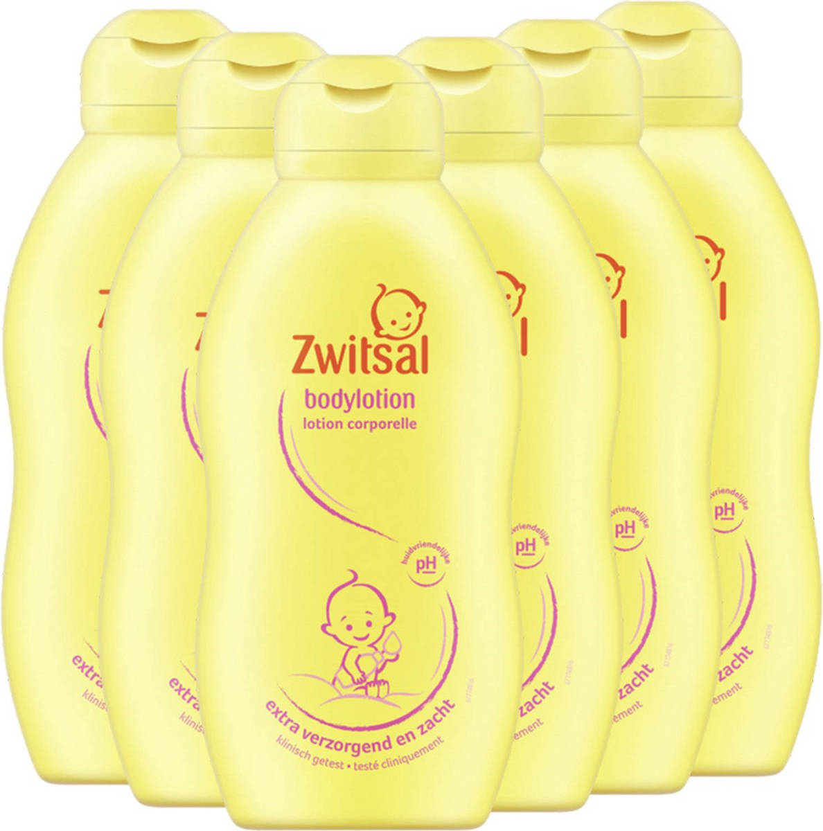 Zwitsal Baby Bodylotion - Xl 6x 400ml Voordeelverpakking