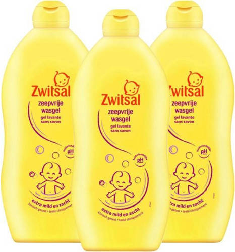 Zwitsal Baby Zeepvrije Wasgel - Extra Mild & Zacht - 3x 200ml - Copy