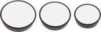 Orange85 Spiegel - Set Van 3 - Rond - Zwart - Spiegels - Wandspiegel