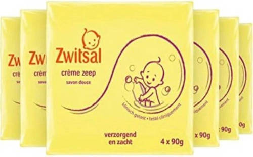 Zwitsal Baby Crème Zeep - 24 X 90 Gram (6x 4 Stuks)