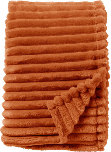 Dutch Decor - Ricky - Plaid 150x200 Cm Potters Clay - Oranje