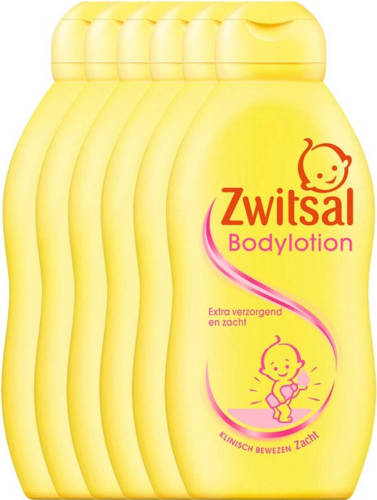 Zwitsal Baby Bodylotion - 6x 200ml Voordeelverpakking C