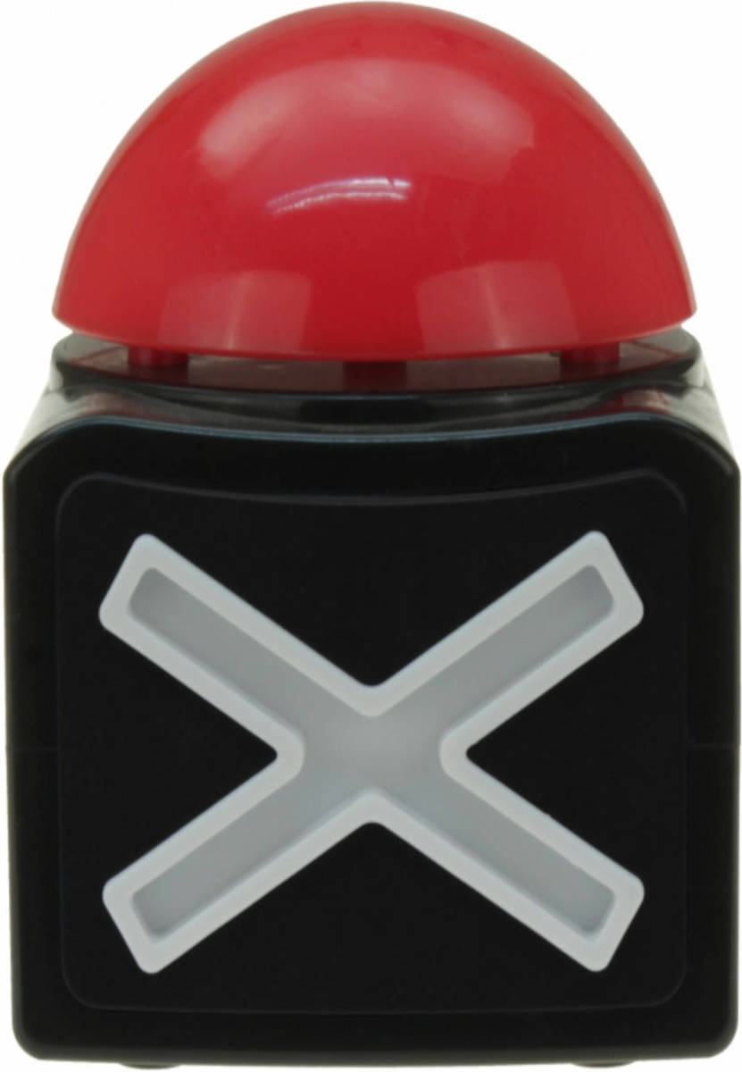 Kruger Quiz Buzzer Button Met Licht En Geluid 11 Cm - Fopartikelen
