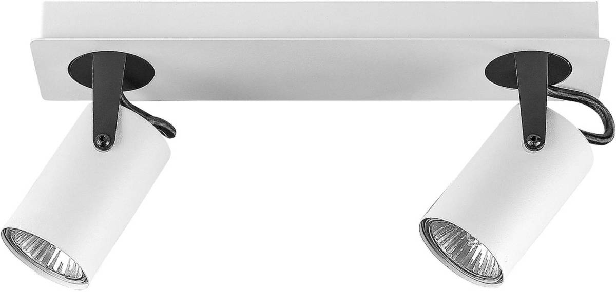 Beliani Klip - Muurlamp-wit-metaal