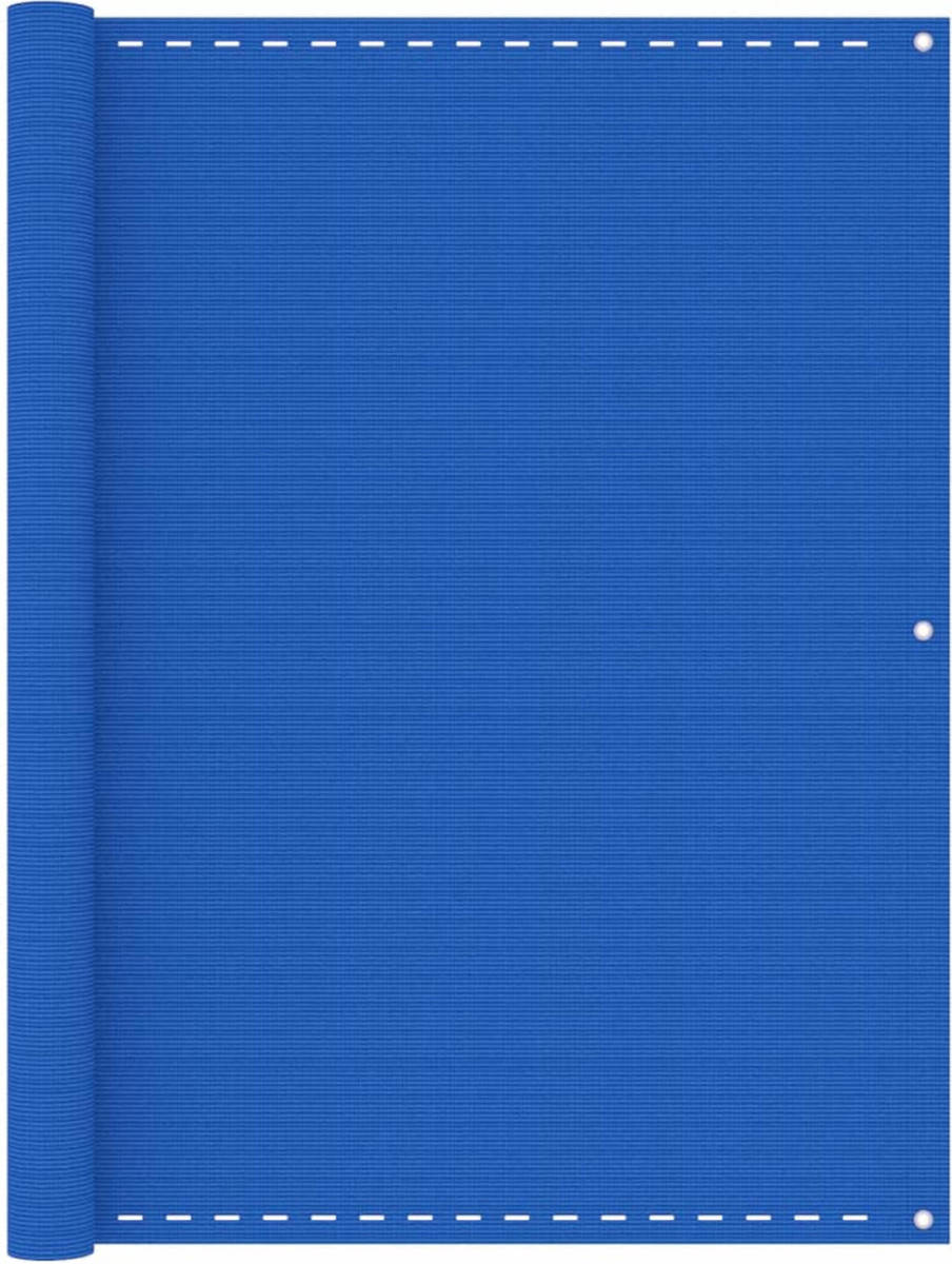 VidaXL Balkonscherm 120x300 Cm Hdpe Blauw