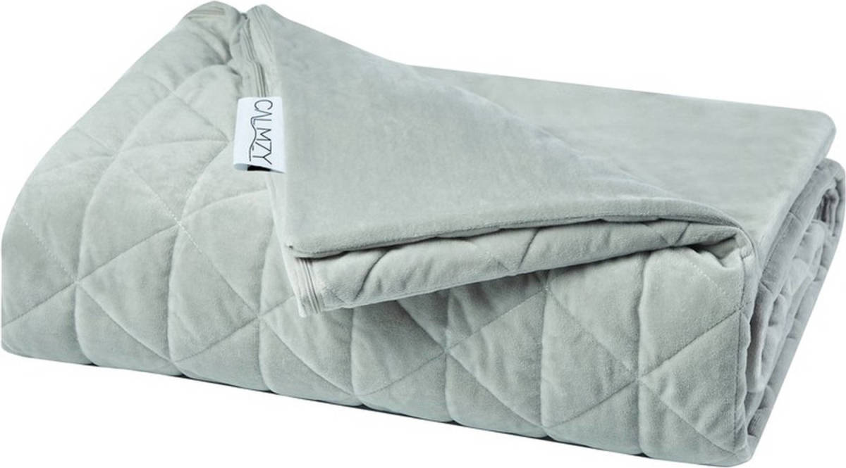 Calmzy Superior Soft - Duvet Cover - Verzwaringsdeken Hoes - 150 X 200 Cm - Superzacht - Comfortabel - Grijs