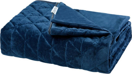 Nevali Calmzy Superior Soft - Duvet Cover - Verzwaringsdeken Hoes - 150 X 200 Cm - Superzacht - Comfortabel - Navy