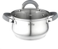 Vetta Kookpan 3,6l Met Siliconen Handgrepen En Glazen Deksel - Ø20cmx11,5cm