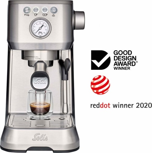 Solis Barista Perfetta Plus 1170 V2 Espressomachine - Pistonmachine - Zilver