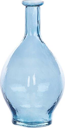 Beliani Pakora - Bloemenvaas-blauw-glas