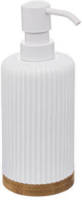 5five Zeeppompje/zeepdispenser Van Kunststeen - Wit - 270 Ml - Zeeppompjes