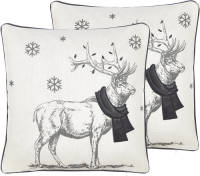 Beliani Sven - Sierkussen-wit-polyester